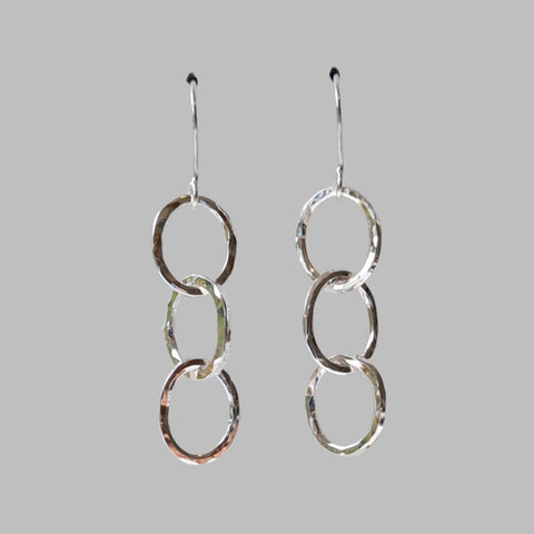 3 Oval Earrings