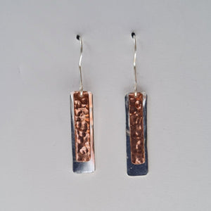 Hammered Brass/Copper Drops