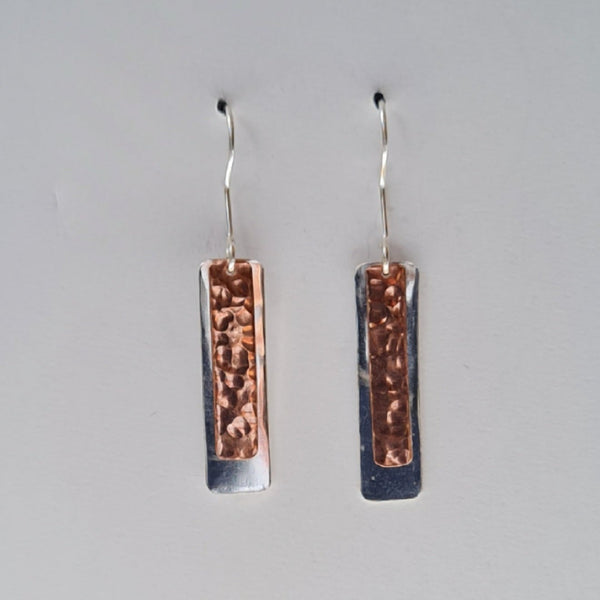 Hammered Brass/Copper Drops